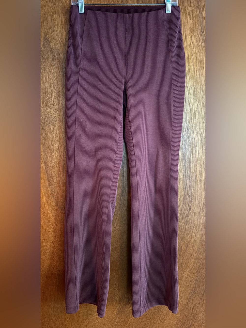 lululemon athletica Ribbed Maroon Track Pants